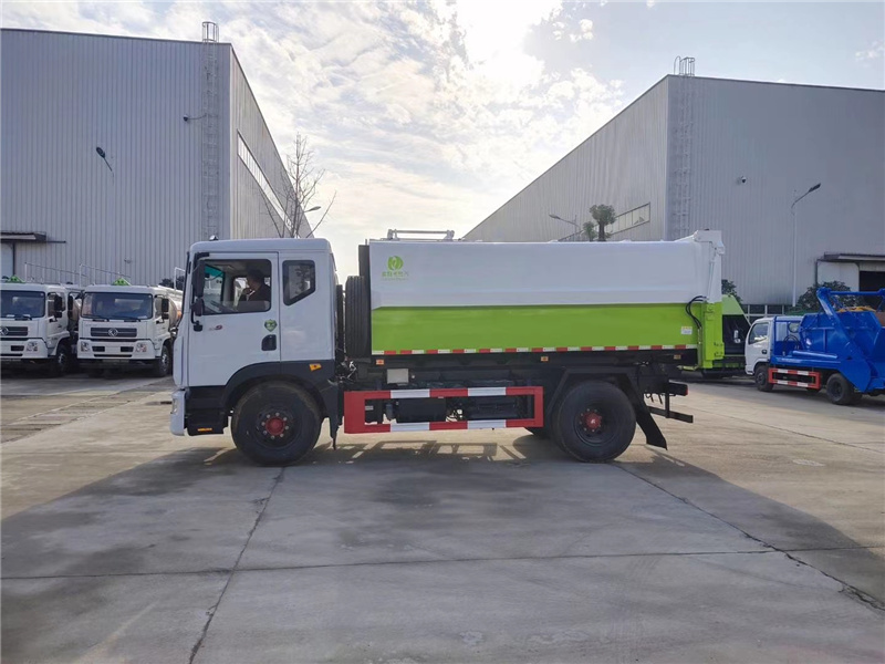 東風10方12方側裝掛桶垃圾車