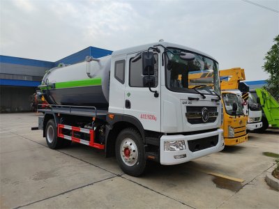 抽吸運(yùn)輸污水淤泥、糞便、沼液罐式車(chē)，國(guó)六排放吸污車(chē)抽吸快、適用面廣